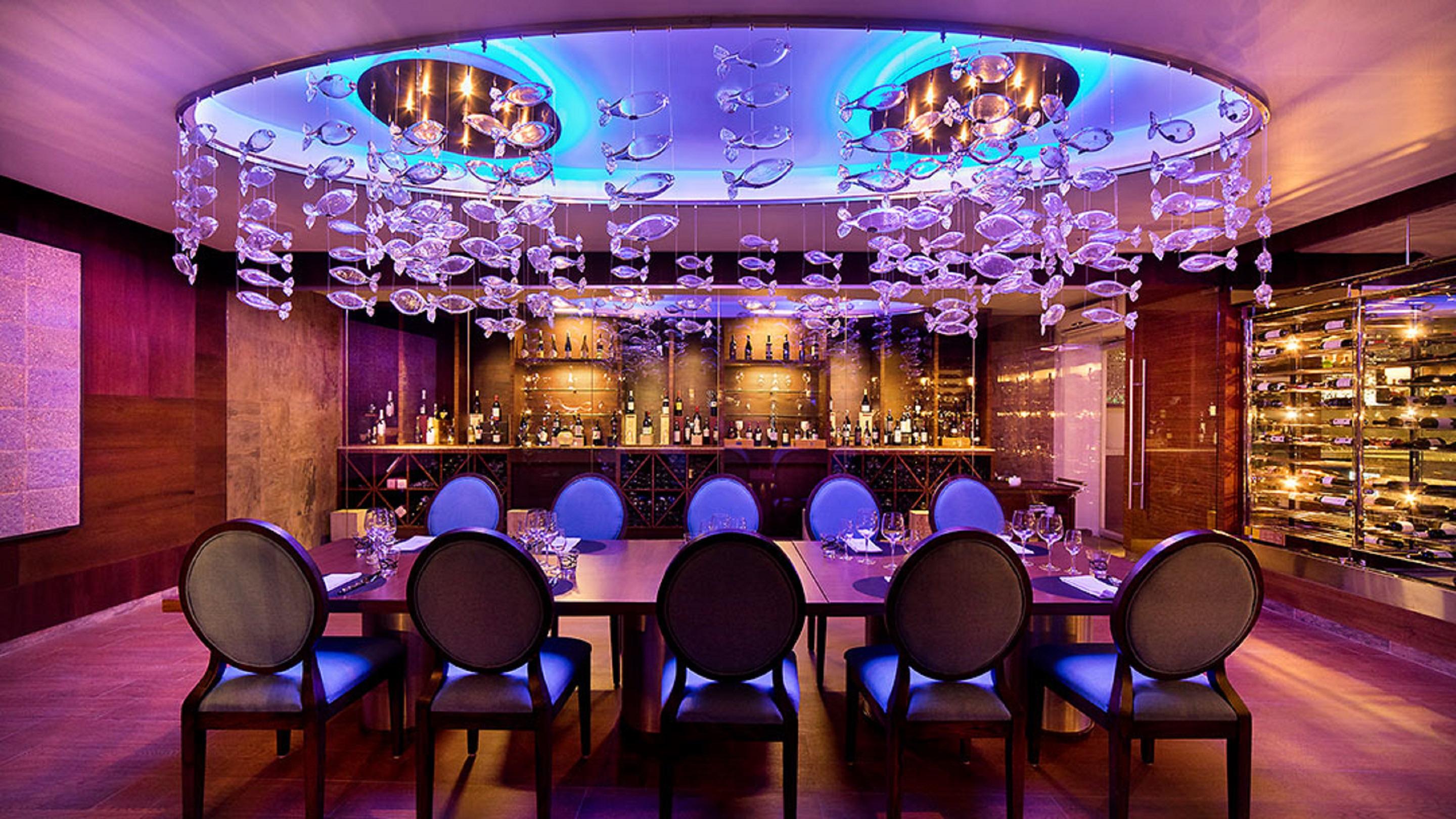 パラシオ ムンド インペリアル アカプルコ エクステリア 写真 The private dining room at the restaurant